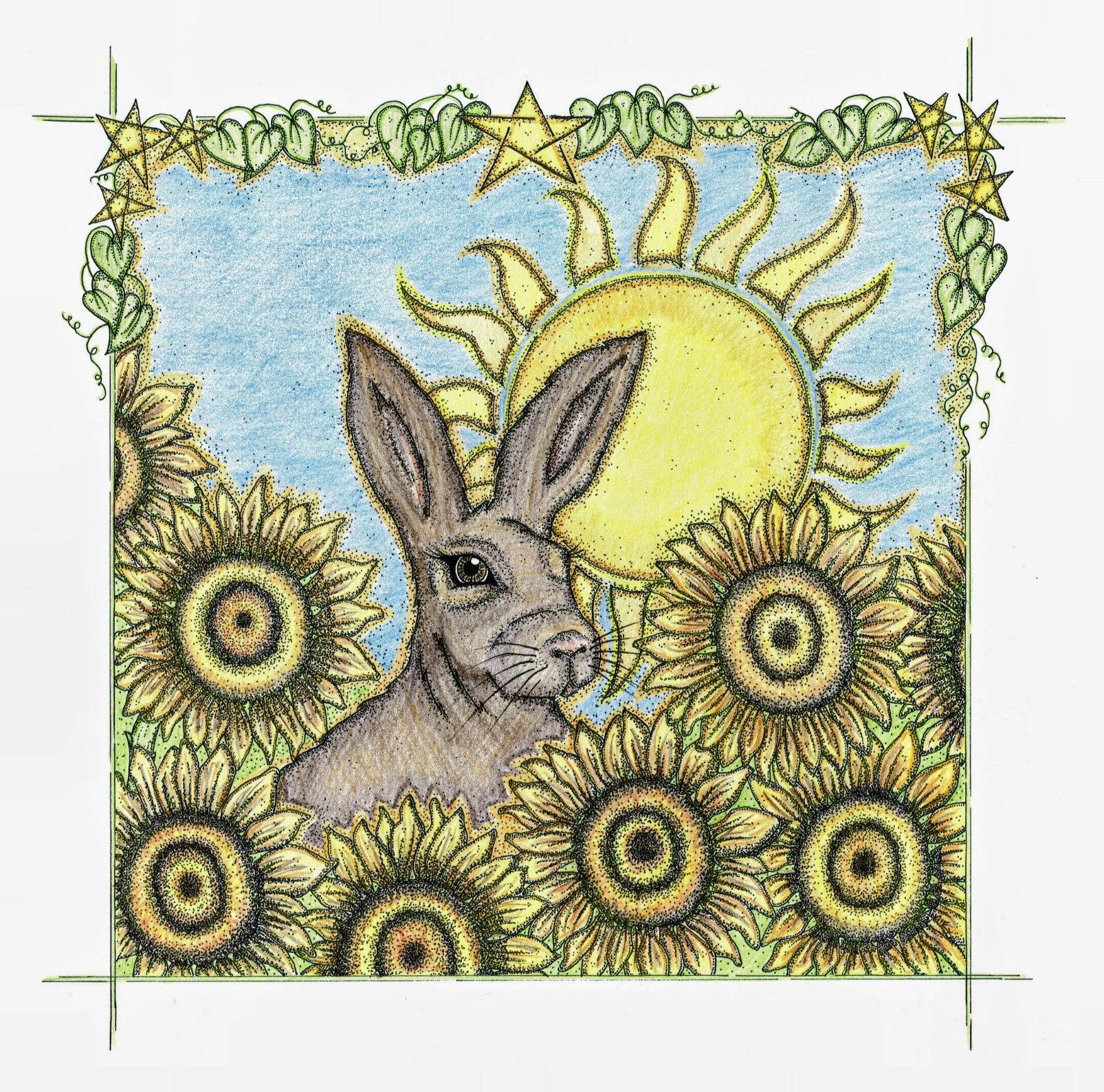 Gazing Hare - August