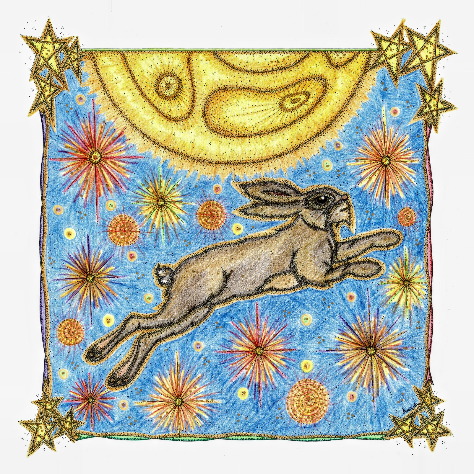 Gazing Hare - January
