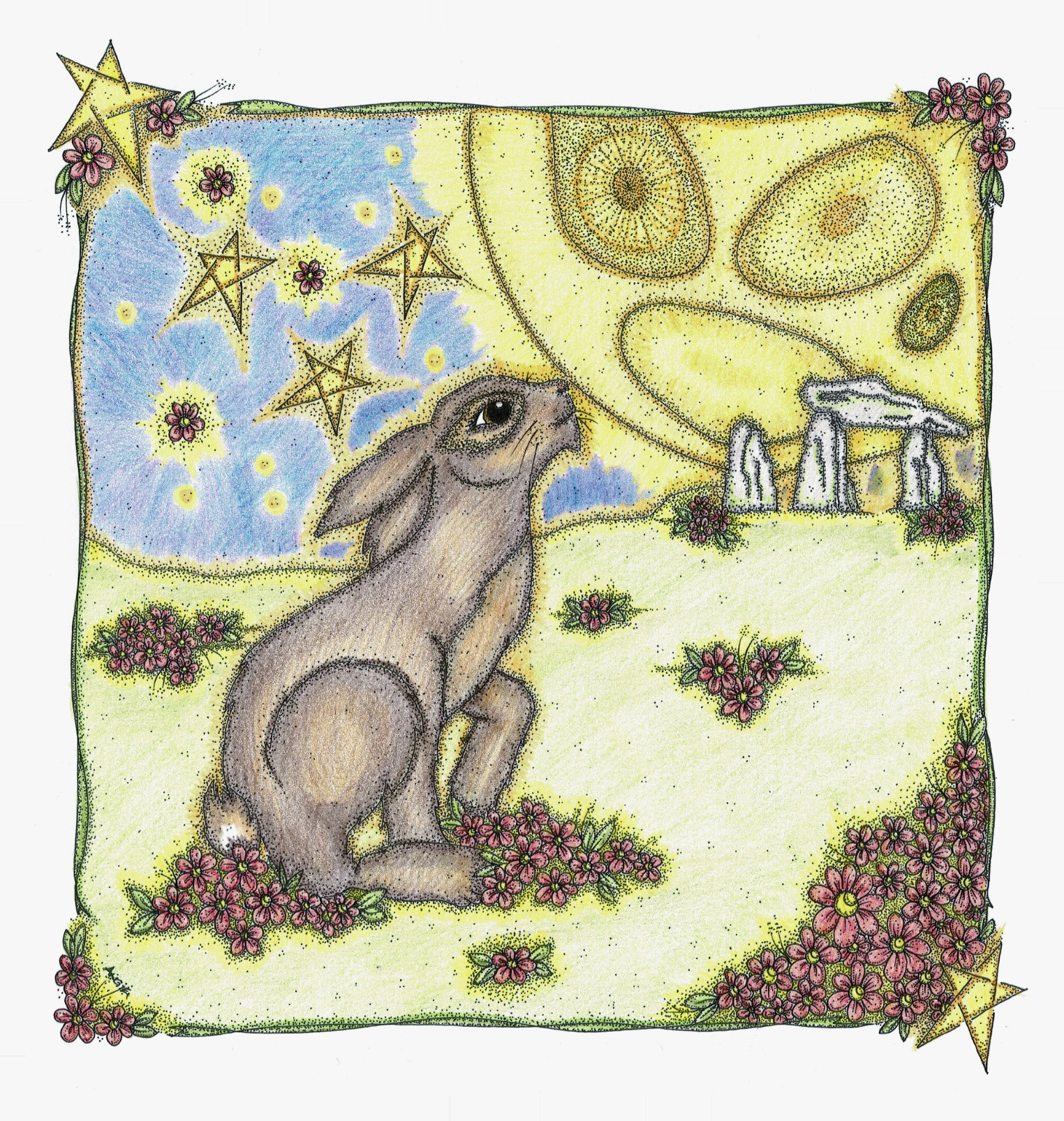 Gazing Hare - July